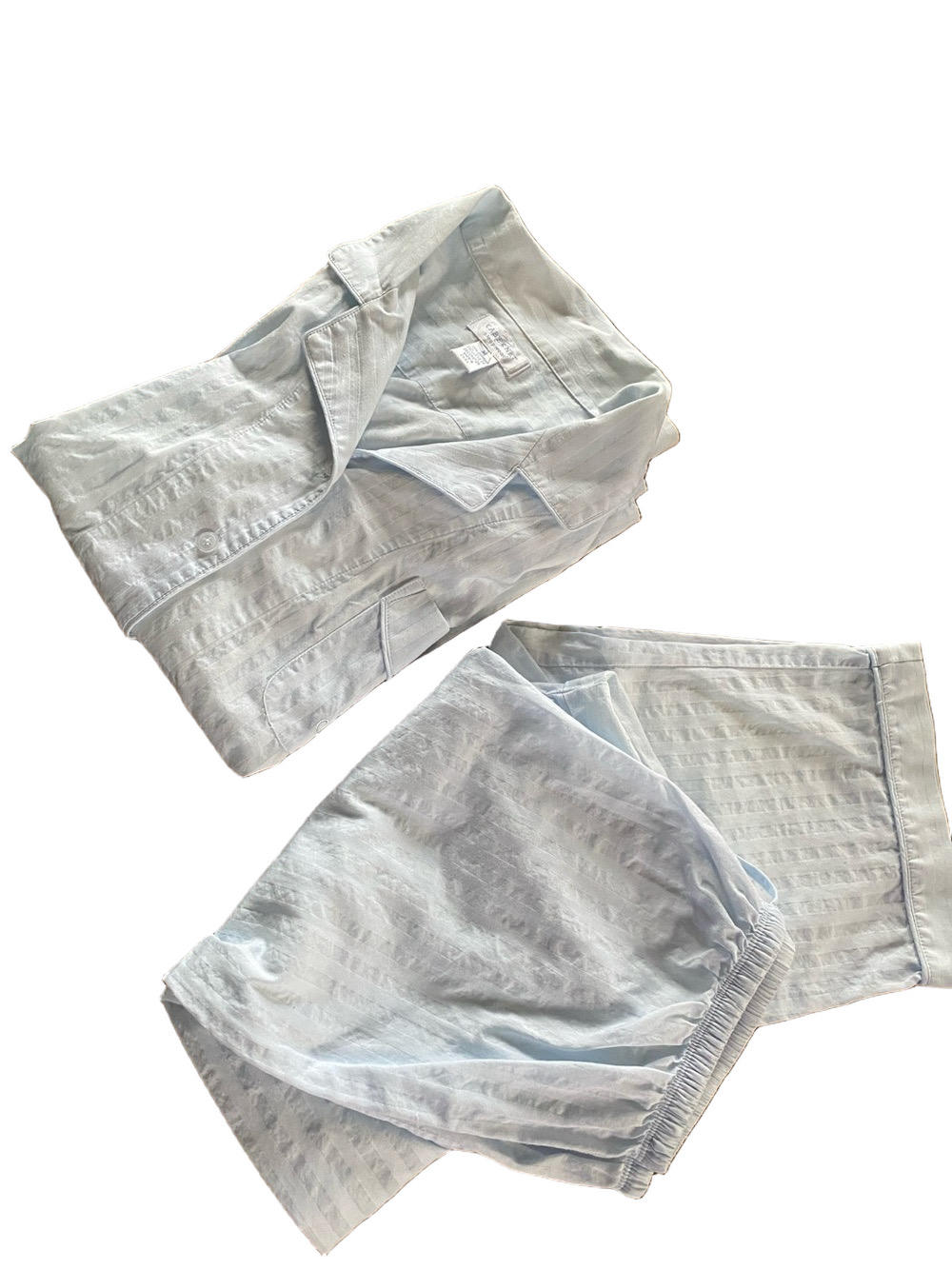 Cabernet  Light blue cotton pajamas